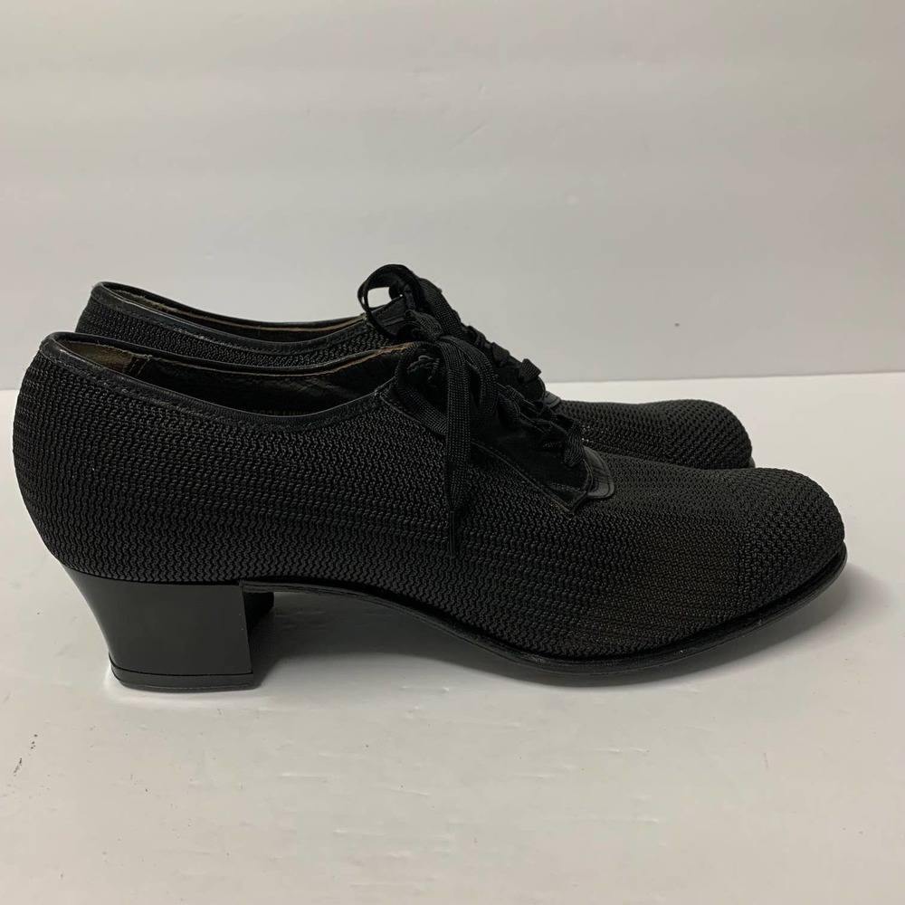 Barefoot Freedom Vintage Leather Granny Oxfords Women's Size 9.5AA NWOB
